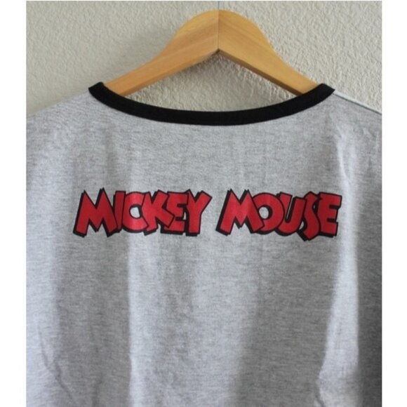 Disney Mickey Mouse Long Sleeve Raglan Top NWOT - Picture 6 of 8